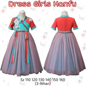 DRESS ANAK IMPORT HANFU TUTU CHINESE STYLE BORDIR