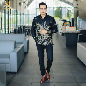 MENSTYLE BATIK - Kemeja batik pria slimfit furing Adhinatha lengan panjang batik pria premium
