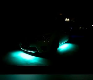 72LED APP Control (Lotus Lantern) RGB LED Strip Light Car Underglow Flexible Waterproof Car Underbody Light Decorative & Atmosphere Lamp