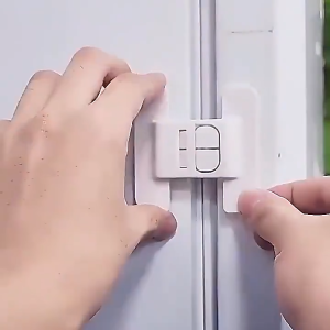 Baby/Kid Child Anti-Pinch Cabinet Door Refrigerator Safety Lock - Refrigerator Lock - Safety Lock