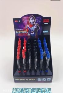 Mechanical pencils 0.5mm Press Pencil Stationery Cartoon Ultraman School Children Pencil Writing Stationery Prizes Gift
