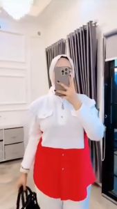 Big Sale One Set Iriana Baju Pakaian Wanita Kancing Hidup Busui Friendly Bahan Crinkle Airflow Murah