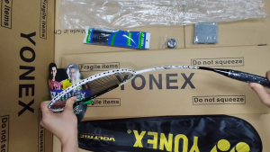 YONEX ASTROX 100ZZ Full Carbon Fiber Badminton Racket Set 100% Original Genuine 4U G5 Single Shot