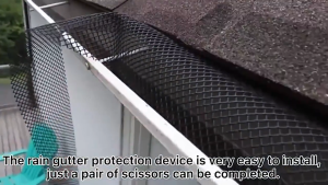 18 cm wide and 6/8 m long Roof Gutter Guard Filters Easy Install Gutter Guard Gutter Guard Mesh