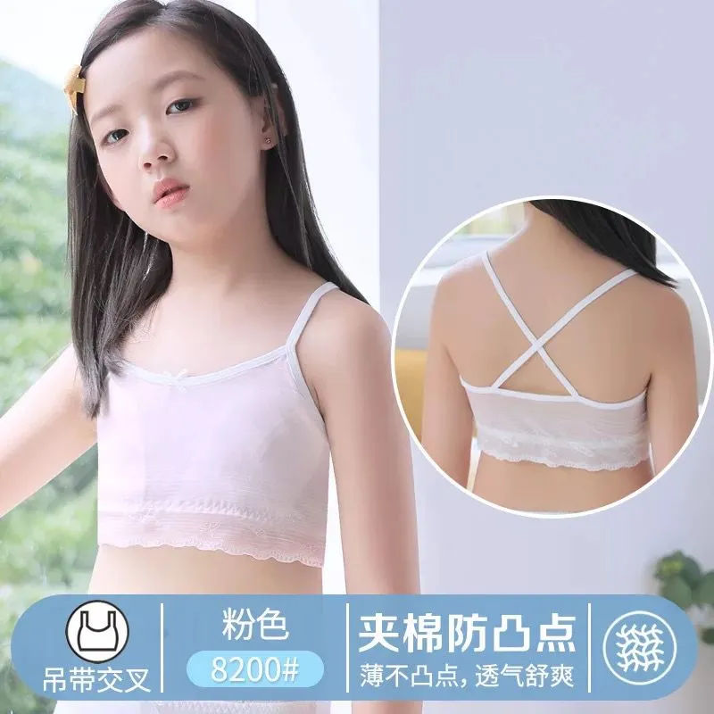READY STOCK） 3Pcs Teenager Cotton Bra Girls Training Bra Underwear  (code:20)