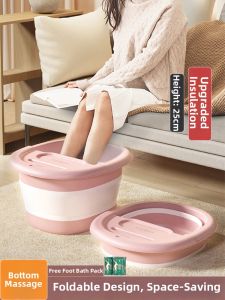 MANJIELI | Foldable Portable Massage Health-care Foot Bath Deep for Calves