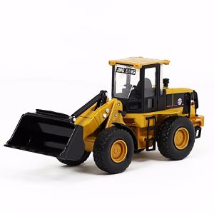 โมเดลรถใช้ในการก่อสร้างโลหะผสมสำหรับเด็กรถยกรถยกรถผสมปูนรถดัมพ์รถดัมพ์รถขนส่งโคลนของเล่น