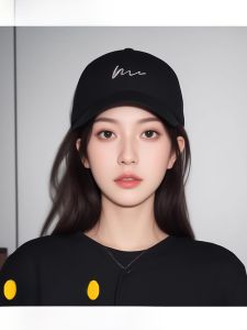 RX Uvcut Official Authentic Products Big Head Circumference Embroider Baseball Cap Female New Arrival Deepening Widened Face Small Peaked Cap Male