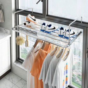 Multi-purpose Extendable Foldable Clothes Drying Rack
