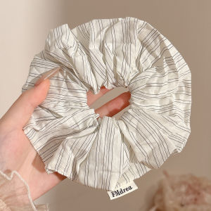 JIFANPAUL | Korean Style Plaid Lace Large Hair Band Accessory