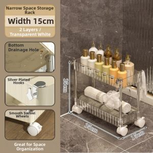 Multi-level Bathroom Storage Rack Organizer