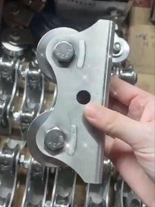 2 in 1 Heavy-Duty V-Groove sliding gate roller wheel With Double Roller Bearings 1PC