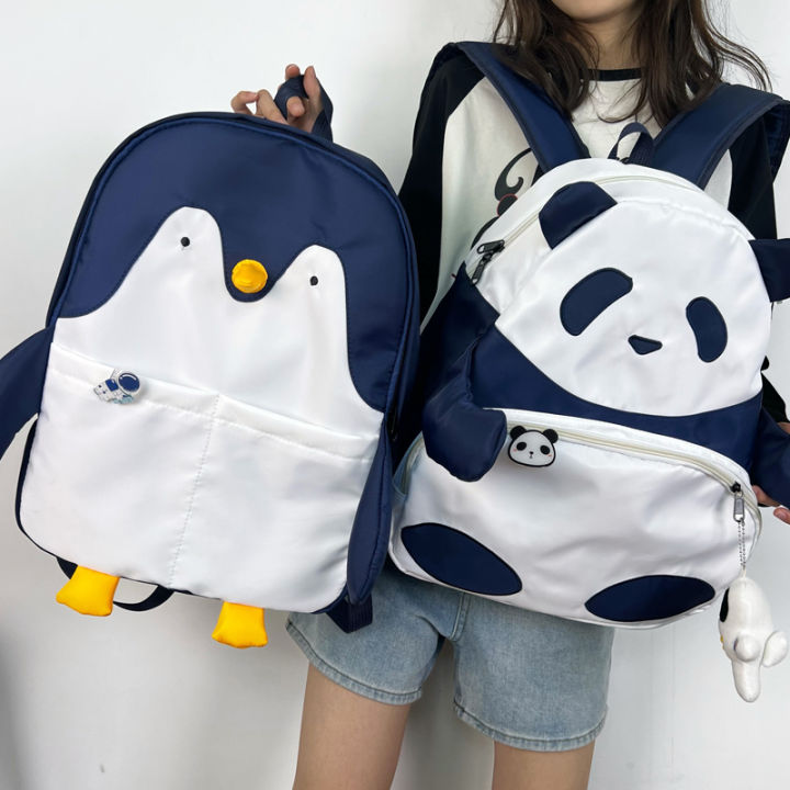Panda Cute Backpack Girl Junior High School Student Kindergarten