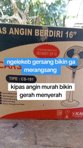 KIPAS ANGIN CARSLAN 16 inchi kipas angin Berdiri Bergaransi