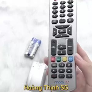 Remote điều khiển đầu thu Mobi TV  điều khiển tivi truyền hình kỹ thuật số AVG - Tặng kèm pin