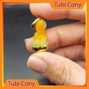 Mặt dây chuyền quan âm tứ quí nhí 25 cm M6224-61-DX1 Tubi Cony - Bình An - Vui Vẻ