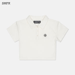 SMFK | Retro College Style Celebrity Polo Shirt