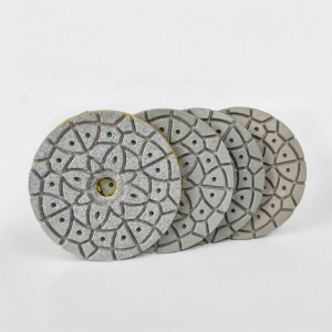 Four-Step Dry Grinding Disc Cement Polishing Disc Floor Grinder Hardened Renovation Disc Stone Water Grinding Disc Refurbishing Disc