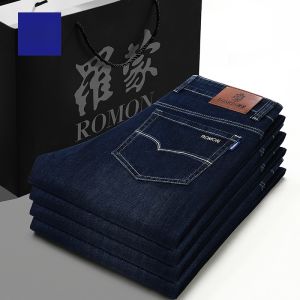 ROMON | Straight Leg Wide Leg Jeans for Middle-aged Men 2024 New Arrival