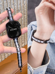 l inevek | Elegant Womens Resin and Stainless Steel Watch Band