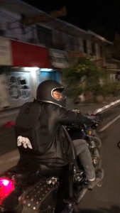 LARIES Original - Ransel Tengkorak Kantong Cowok Casual Trendy Skena Backpack Hitam Football Sekolah Pria Wanita