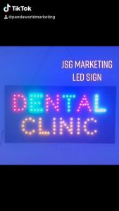 Energy saving light billboard Flashing Mode DENTAL CLINIC-LED SIGN (small)