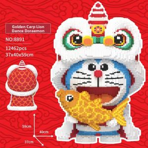 HECAN | Large Prosperity Cat Brick Building Toy