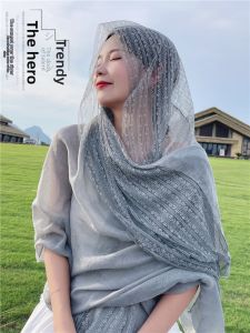 Pouie | Retro Versatile Lace Scarf Spring and Autumn
