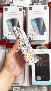 Ốp lưng chống sốc 2m hiệu HOTCASE 3D Mickey Graffity cho iPhone 17 16 15 14 13 12 11 Pro Max 14 15 16 Plus