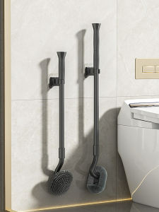 Toilet Brush Telescopic Rod Long Handle Toilet Cleaning Potty Chair No Dead Angle For Home Toilet Wall Hanging Brush Fabulous Toilet Accessories