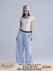 Heyabc Slim Fit Short Sleeve U Neck T Shirt Womens Base Shirt Casual Breathable Cotton Summer Top Fashionable Youthwear