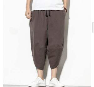 CELANA ETNIK PENDEK CASUAL KOREAN STYLE TERKINI MUSIM PANAS BAHAN LINEN