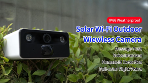 Tuya Smart Life Solar-Power All-in-One Security Camera 9000mAH Battery Outdoor Wide Angle IP WiFi Smart Survillence