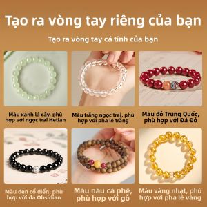 QINGXIANGTAI | Dây Chun Phẳng Dùng Để Chuỗi Trang Sức Màu Vàng