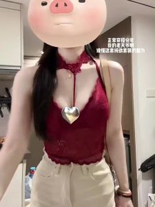 SatisfClothe 🌞🌞 เสื้อสายเดี่ยวลูกไม้ เสื้อกั๊กสตรี เสื้อบังทรง พร้อมห่วงคอ ถ้วยแม่พิมพ์ขนาดกลาง ใส่สบาย ส่งไวจากไทย