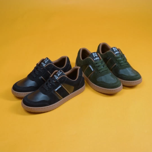NAZREAL FOOTWEAR - Sepatu Sneakers Casual Anak Terbaru / Sepatu Sekolah Anak Galen Black Gum