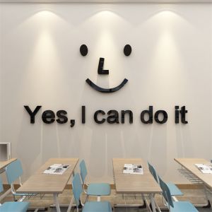 English Classroom Decorative Wall Stickers Self-Study Atmosphere Work Environment Cultural Institution Class Room Decoration