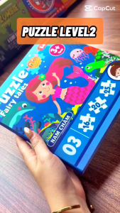 [Foxi] Bộ Sổ Ghép Hình Nam Châm Puzzle Nhiều Cấp Độ Level Đồ Chơi Trí Tuệ Trẻ Em Vận Động Khám Phá