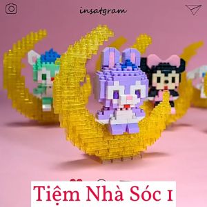 Đồ Chơi Lắp Ráp Trẻ Em Bộ leg0 Lắp Ráp Mini Động Vật Phi Hành Gia Cung Trăng Có Đèn Led Cực Đáng Yêu Cho Bé - Tiệm Nhà Sóc 2023