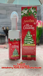 [สินค้าใหม่]SADOER Merry Christmas Strawberry Amino Acid Cleansing Mousse 120ml.