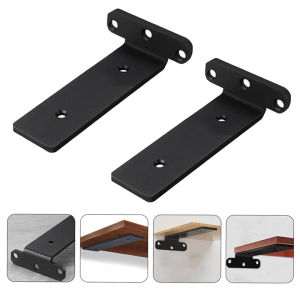 6-12 Inch 200kg Bearing Capacity Suspended Tripod Brackets Wall Shelf Support Hidden Wall Fixed Partition Storage Rack Shelves