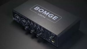 Giao Diện Âm Thanh USB BOMGE U204 32Bit/192kHz Dành Cho Mac Phát Trực Tuyến Và Podcasting Hỗ Trợ Nguồn Phantom 48V Cho Ca Sĩ Nhà Sản Xuất