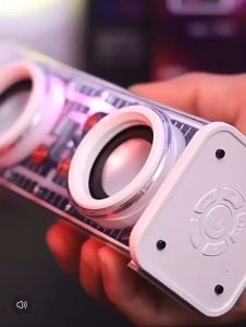 ลำโพงบลูทูธ V8 ลำโพงซับวูฟเวอร์ไร้สาย TWS สเตอริโอ Cyberpunk 3D Wireless Bluetooth Speaker 5.3 เบสชัด เสียงดี