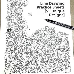 LOOM LUXE | Doodle Sketch Pad Fun Drawing Book