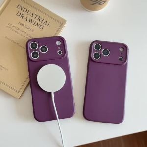 Fashion Liquid Silicone Magnetic Candy Phone Case For iPhone 18 17 Air 16 Plus 15 14 Pro Max For Magsafe Wireless Charger Cover