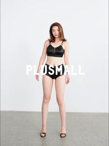 plusmall | Visual Slimming Seamless Breathable Lace Shiny Fabric Bra