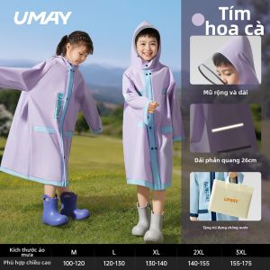 Umay(佑美) | Áo Mưa Toàn Thân Chống Thấm Có Khoảng Trống Cho Ba Lô
