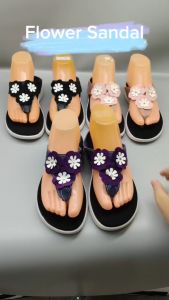 (Ready Stock) New Fashion Women Designer Flower Sandal
