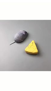 Infrared Remote Control RC Mouse Electric Moving Rat Toy for Cats with Interactive Scary Tricks Novelty Pet Toy Prank Gift