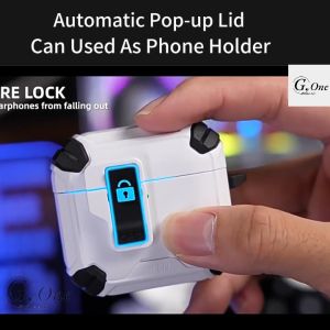 AirPods Case 3/4 Pro 2nd 3rd Generation For Airpods pro 2 Case With Secure Lock Clip Automatic Pop-up Case Full-Body Shockproof Hard Protective Cover